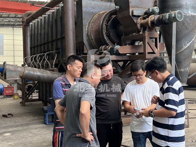 臺(tái)灣客戶來鞏義北斗商討投資合作